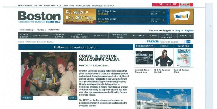 Crawl In Boston in Boston Magazine
