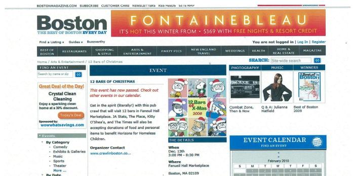 Crawl In Boston is in Boston Magazine